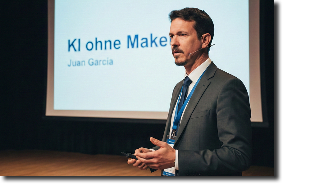 Juan García ist Experte für KI, ML, Big Data und KI-Projektmanagement, bietet Unternehmen maßgeschneiderte Beratungsdienste im Bereich künstliche Intelligenz sowie inspirierende Vorträge und Fachpräsentationen zu KI-Themen an, und unterstützt so Firmen, Bildungseinrichtungen und Organisationen dabei, die Potenziale der KI zu verstehen, strategisch zu nutzen und erfolgreich umzusetzen